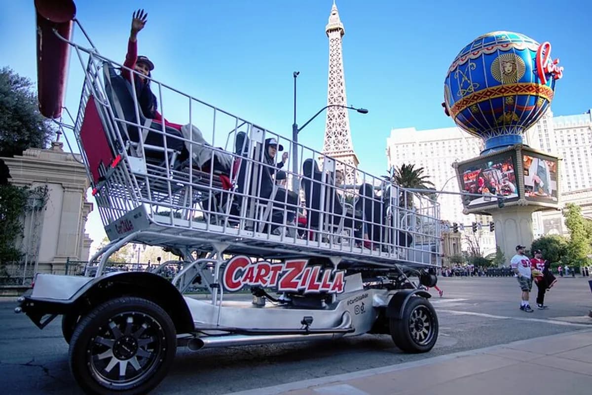 Giant Shopping Cart Limo Ride