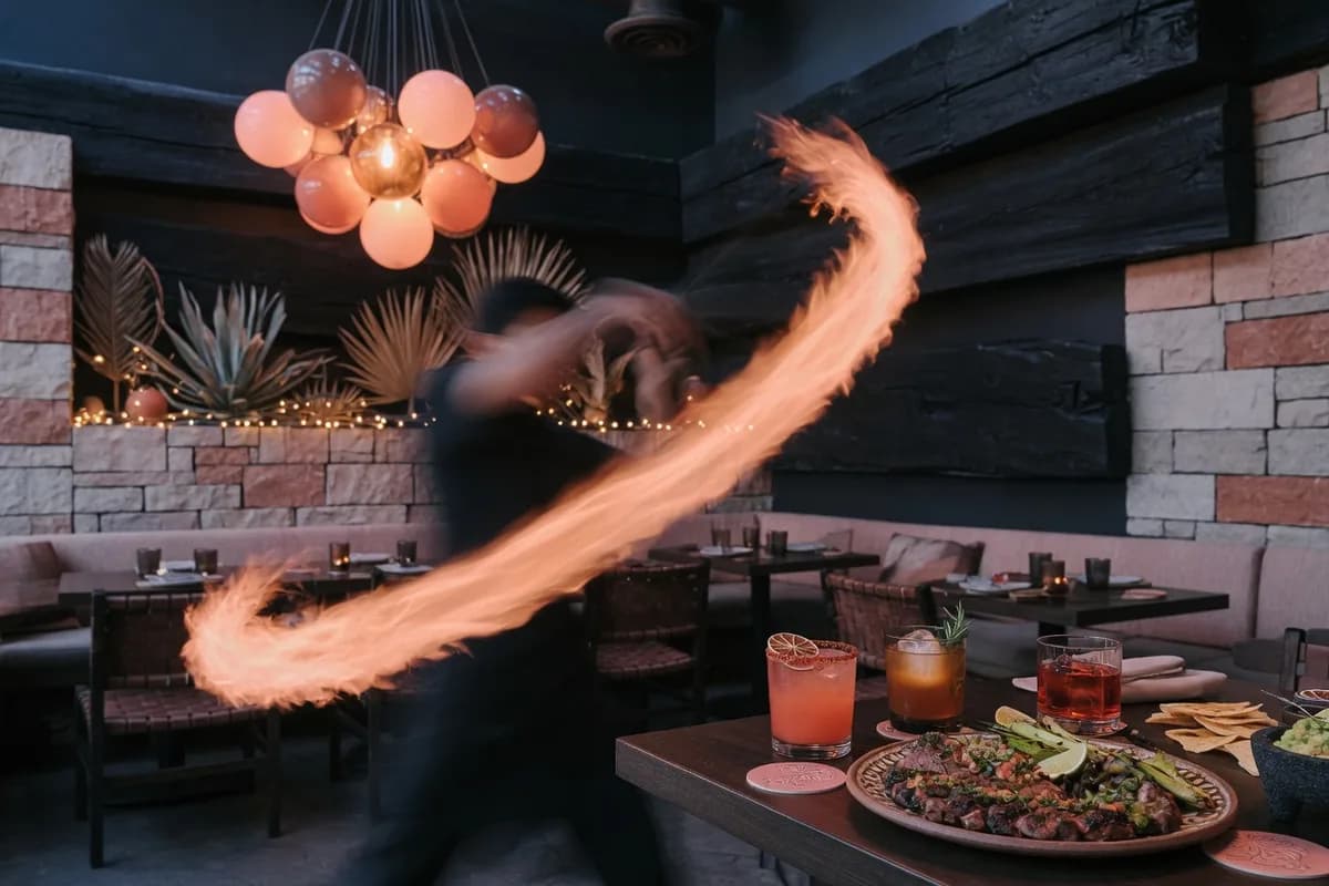 Dinner & Fire Shows at Toca Madera