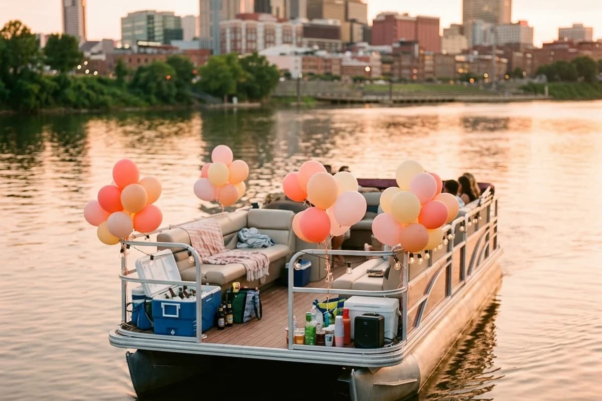 Pontoon Saloon Party Barge