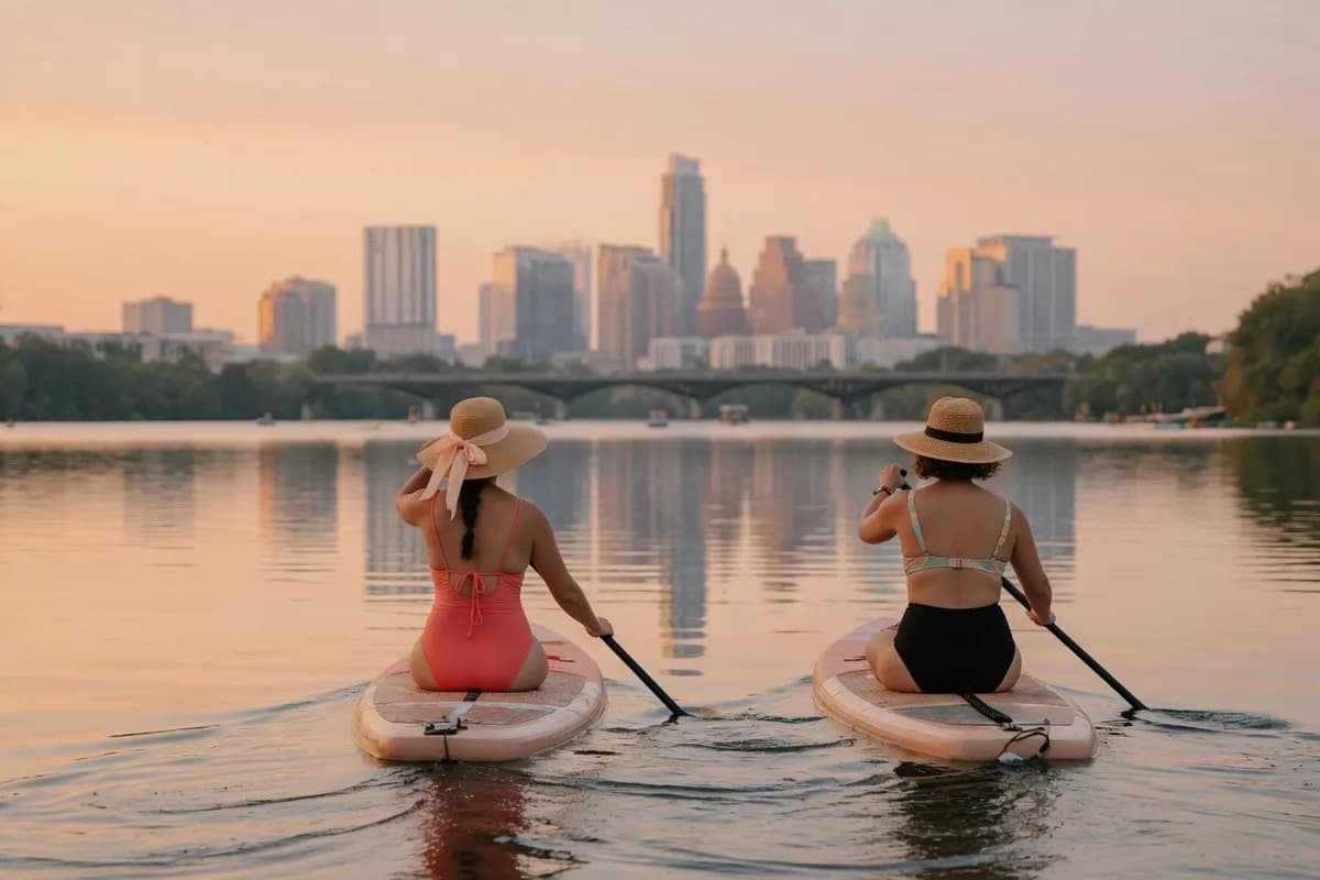 Lady Bird Lake Paddleboarding