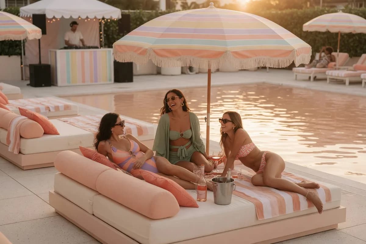 Pool Party at Strawberry Moon